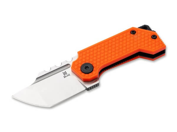 Taschenmesser, Orange, Nagelhau, Linerlock, 14C28N, G10