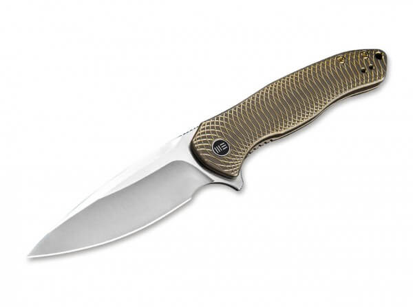 Taschenmesser, Bronze, Flipper, Framelock, CPM-S-35VN, Titan