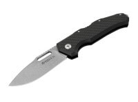 Taschenmesser, Schwarz, Daumenöffnung, Backlock, M390, Kohlefaser Taschenmesser, Schwarz, Daumenöffnung, Backlock, M390, Kohlefaser