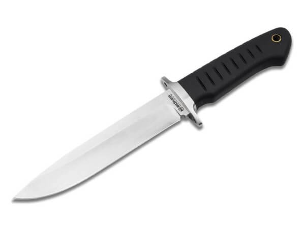 Feststehendes Messer, Schwarz, Feststehend, 440B, TPR