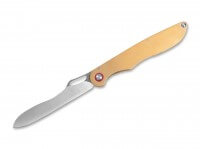 Taschenmesser, Gold, Daumenöffnung, Framelock, VG-10, Edelstahl Taschenmesser, Gold, Daumenöffnung, Framelock, VG-10, Edelstahl