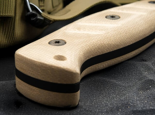 Feststehendes Messer, Braun, Feststehend, 440A, Micarta