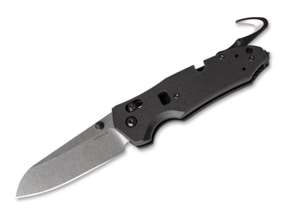 Taschenmesser, Schwarz, Daumenpin, Schieberiegel, N680, G10