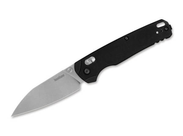 Taschenmesser, Schwarz, Daumenpin, Schieberiegel, MagnaCut, G10