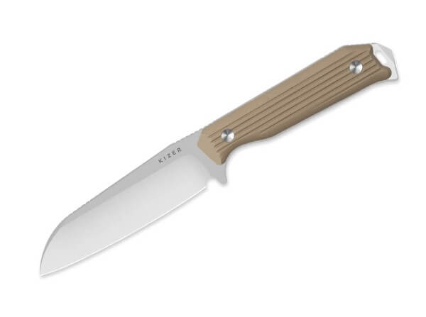 Feststehendes Messer, Braun, AEB-L, G10