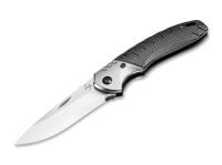 Taschenmesser, Grau, Nagelhau, Linerlock, D2, Aluminium Taschenmesser, Grau, Nagelhau, Linerlock, D2, Aluminium