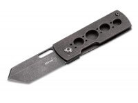 Taschenmesser, Grau, Daumenöffnung, Framelock, VG-10, Titan Taschenmesser, Grau, Daumenöffnung, Framelock, VG-10, Titan