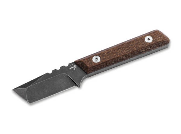 Feststehendes Messer, Braun, Feststehend, D2, Micarta