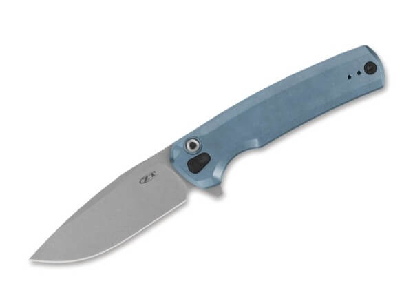 Taschenmesser, Blau, Flipper, Button Lock, CPM-S-90V, Titan