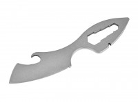 Feststehendes Messer, Silber, CPM-S-35VN Feststehendes Messer, Silber, CPM-S-35VN