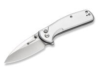 Taschenmesser, Silber, Daumenpin, Button Lock, 9Cr18MoV, Aluminium Taschenmesser, Silber, Daumenpin, Button Lock, 9Cr18MoV, Aluminium