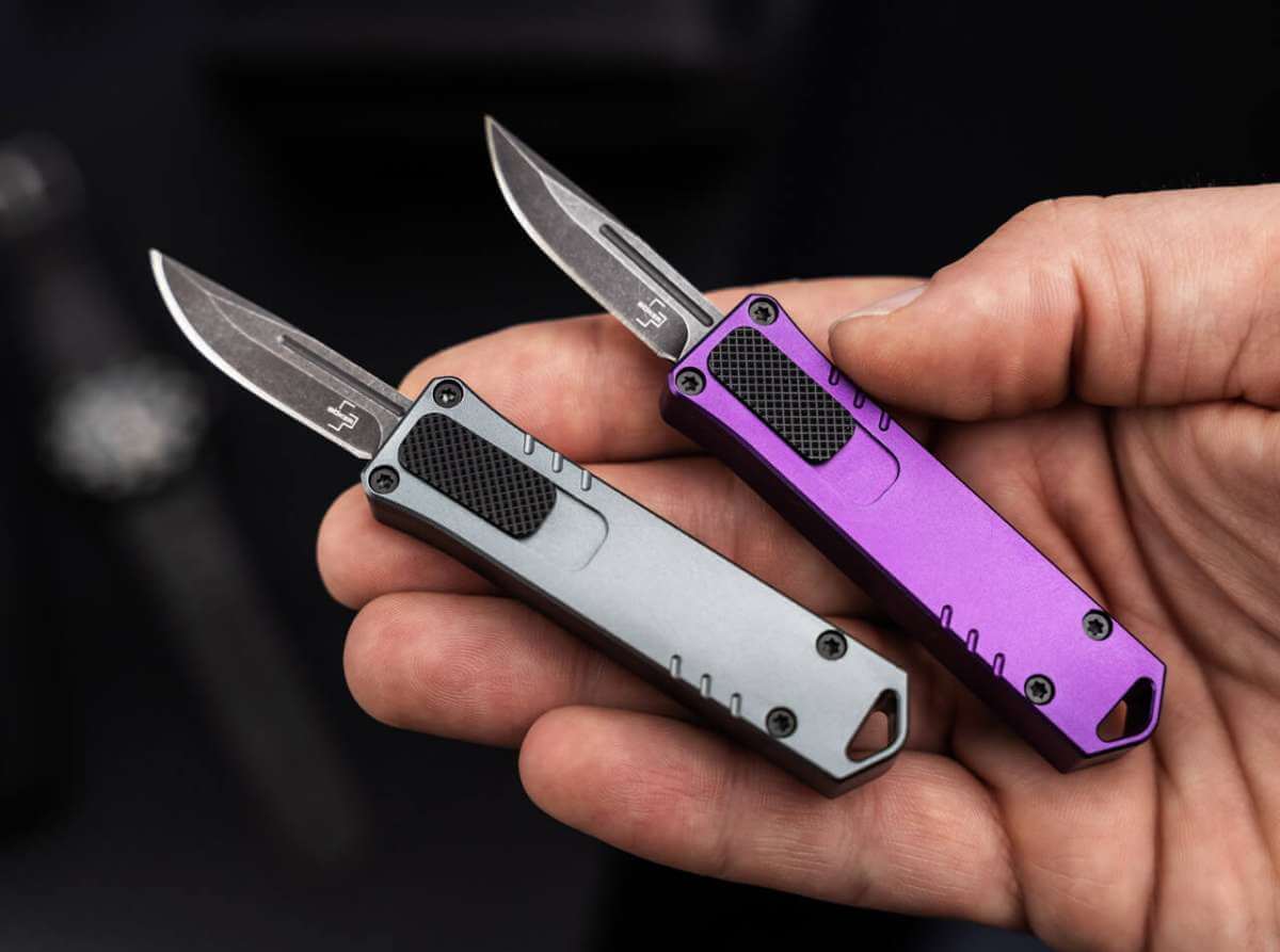 Böker Plus Micro USB OTF Purple | Böker Solingen
