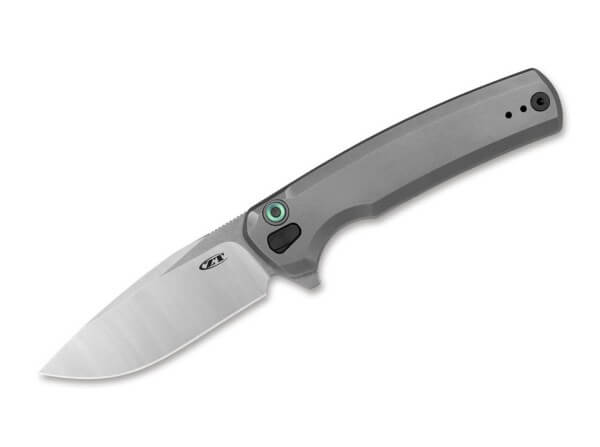 Taschenmesser, Grau, Flipper, Button Lock, CPM-S-45VN, Titan