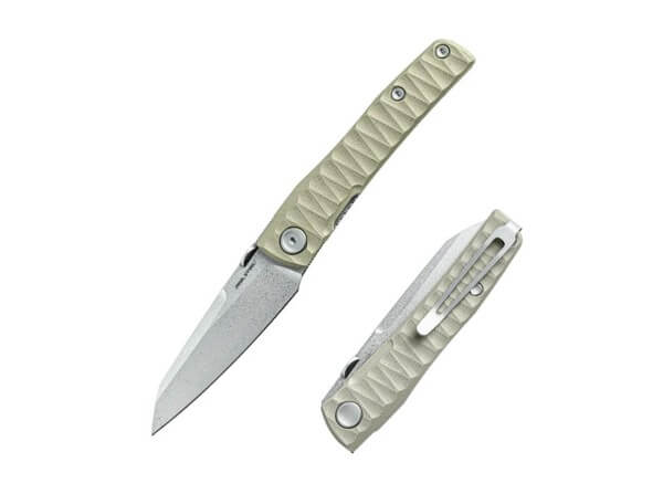 Taschenmesser, Grün, Flipper, Linerlock, Nitro-V, G10