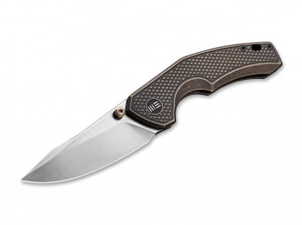 Taschenmesser, Bronze, Daumenpin, Framelock, CPM-S-35VN, Titan