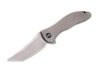 Taschenmesser, Grau, Flipper, Framelock, M390, Titan Taschenmesser, Grau, Flipper, Framelock, M390, Titan