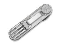 Campingbesteck, Silber, Nagelhau, Slipjoint, Edelstahl, Aluminium Campingbesteck, Silber, Nagelhau, Slipjoint, Edelstahl, Aluminium