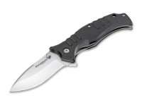 Taschenmesser, Schwarz, Daumenpin, Linerlock, 440A, G10 Taschenmesser, Schwarz, Daumenpin, Linerlock, 440A, G10