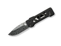 Taschenmesser, Schwarz, Daumenöffnung, Sonstiges, Damast, Titan Taschenmesser, Schwarz, Daumenöffnung, Sonstiges, Damast, Titan