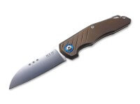 Taschenmesser, Bronze, Daumenöffnung, Slipjoint, M390, Titan Taschenmesser, Bronze, Daumenöffnung, Slipjoint, M390, Titan