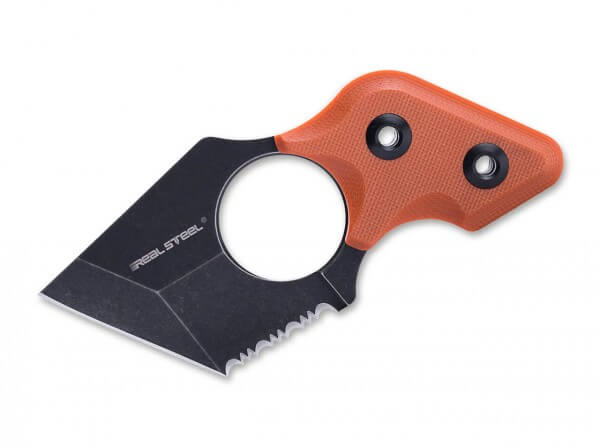 Feststehendes Messer, Orange, Feststehend, 9Cr18MoV, G10