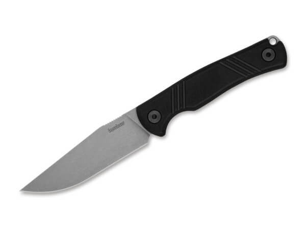 Feststehendes Messer, Schwarz, N690, G10