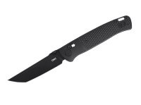 Taschenmesser, Schwarz, Daumenpin, Crossbar Lock, D2, GRN Taschenmesser, Schwarz, Daumenpin, Crossbar Lock, D2, GRN