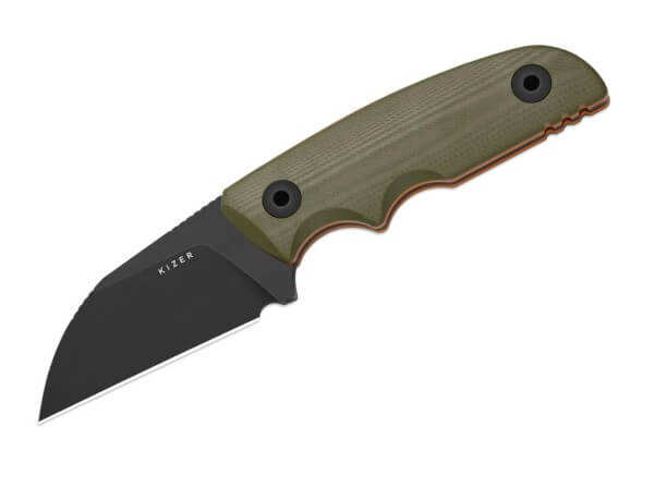 Feststehendes Messer, Grün, AEB-L, G10