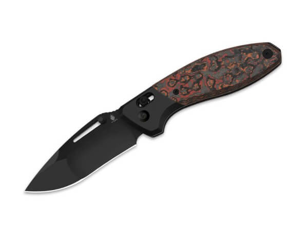 Taschenmesser, Orange, Daumenpin, Schieberiegel, CPM-S-45VN, Titan