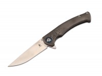 Taschenmesser, Braun, Flipper, Framelock, CPM-S-35VN, Titan Taschenmesser, Braun, Flipper, Framelock, CPM-S-35VN, Titan