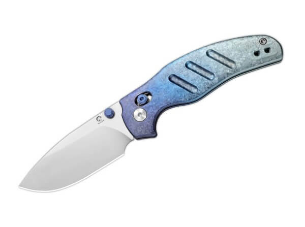 Taschenmesser, Blau, Daumenpin, Clutch Lock, CPM-S-45VN, Titan