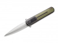 Taschenmesser, Oliv, Flipper, Linerlock, CPM-S-35VN, G10 Taschenmesser, Oliv, Flipper, Linerlock, CPM-S-35VN, G10