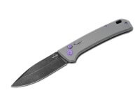 Taschenmesser, Grau, Druckknopf, Button Lock, D2, Grivory Taschenmesser, Grau, Druckknopf, Button Lock, D2, Grivory