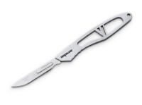 Feststehendes Messer, Silber, Edelstahl, Edelstahl Feststehendes Messer, Silber, Edelstahl, Edelstahl