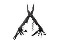 Multitool, Schwarz, Edelstahl Multitool, Schwarz, Edelstahl