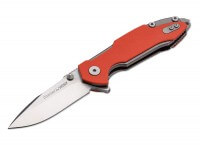 Taschenmesser, Orange, Flipper, Linerlock, M390, G10 Taschenmesser, Orange, Flipper, Linerlock, M390, G10