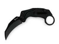 Taschenmesser, Schwarz, Nein, Button Lock, N690, Aluminium Taschenmesser, Schwarz, Nein, Button Lock, N690, Aluminium