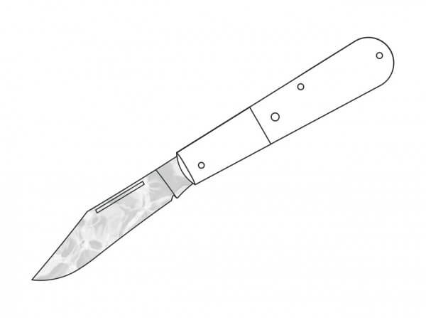 Taschenmesser, Nagelhau, Slipjoint