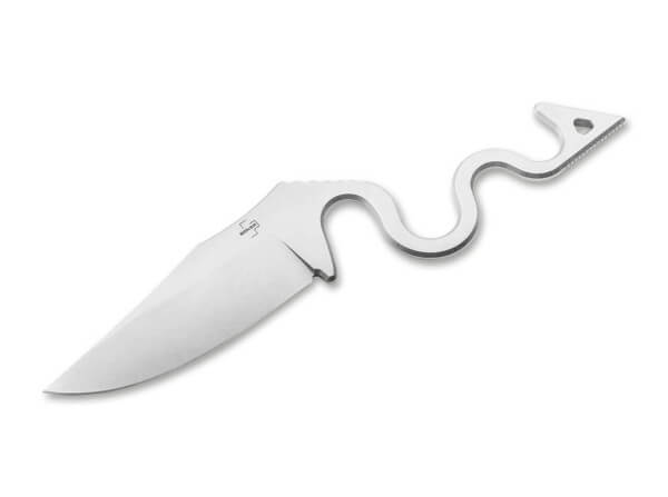 Feststehendes Messer, Silber, D2, Edelstahl