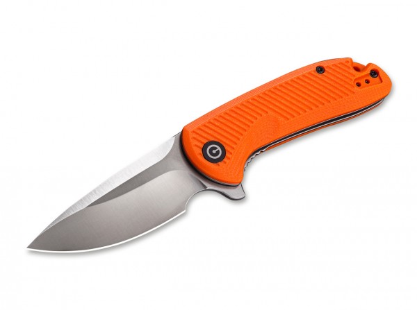 Taschenmesser, Orange, Flipper, Linerlock, D2, G10