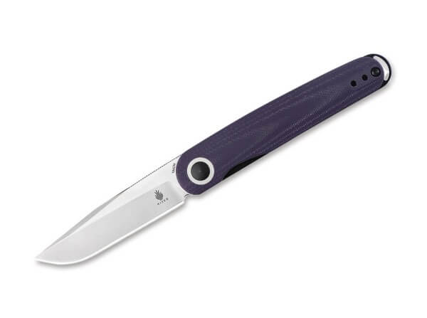 Taschenmesser, Violett, Flipper, Linerlock, 154CM, G10