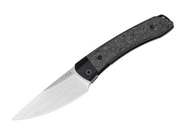 Taschenmesser, Schwarz, Flipper, Linerlock, M390, Titan