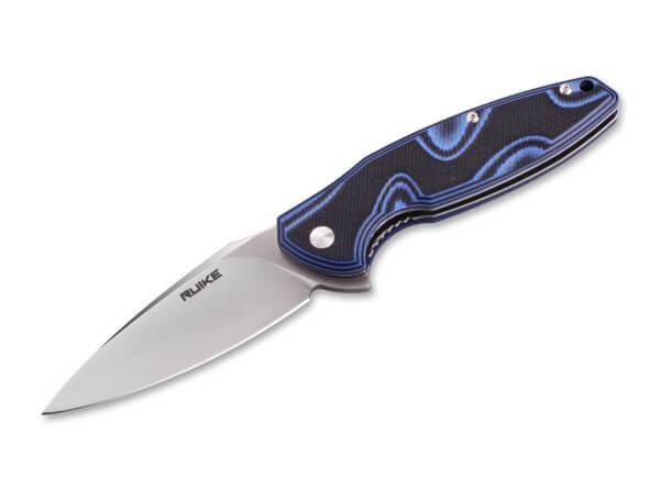 Taschenmesser, Blau, Flipper, Linerlock, 14C28N, G10
