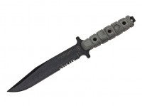 Feststehendes Messer, Grau, Feststehend, 1095, Micarta Feststehendes Messer, Grau, Feststehend, 1095, Micarta