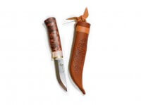 Feststehendes Messer, Braun, Feststehend, Kohlenstoffstahl, Birkenholz Feststehendes Messer, Braun, Feststehend, Kohlenstoffstahl, Birkenholz