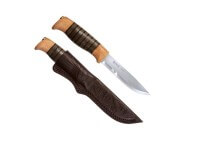 Feststehendes Messer, Braun, Edelstahl, Buchenholz Feststehendes Messer, Braun, Edelstahl, Buchenholz