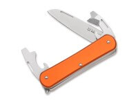 Taschenmesser, Orange, Nagelhau, Slipjoint, N690, Aluminium Taschenmesser, Orange, Nagelhau, Slipjoint, N690, Aluminium