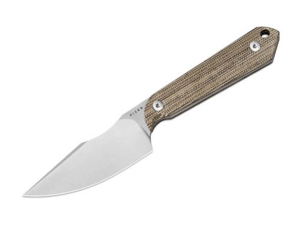 Feststehendes Messer, Braun, Edelstahl, Micarta