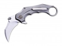 Taschenmesser, Grau, Flipper, Framelock, CPM-S-35VN, Titan Taschenmesser, Grau, Flipper, Framelock, CPM-S-35VN, Titan