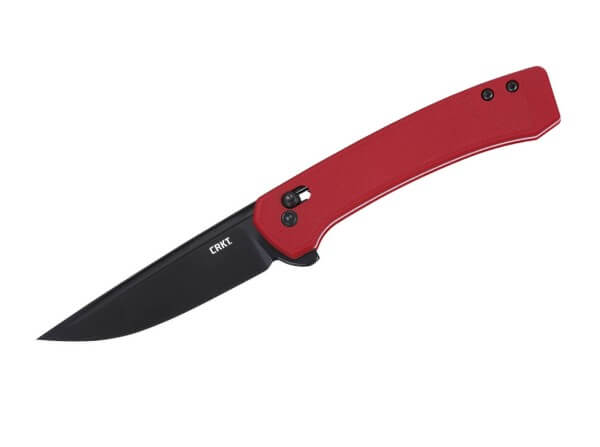 Taschenmesser, Rot, Flipper, Crossbar Lock, 14C28N, GRN